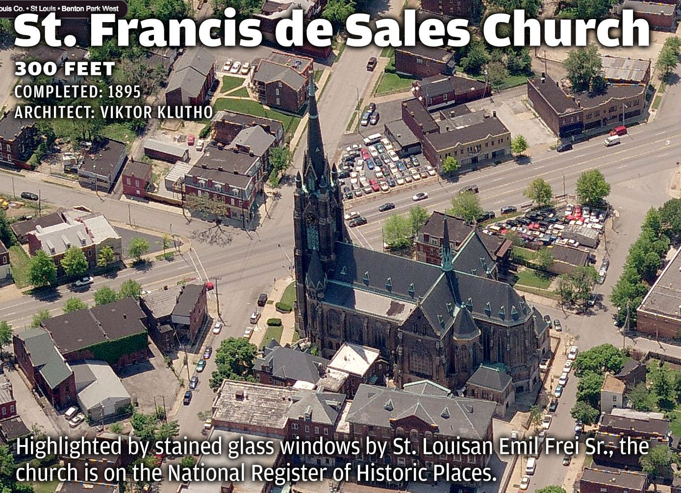 St. Louis' Tallest Buildings - St. Francis de Sales Church